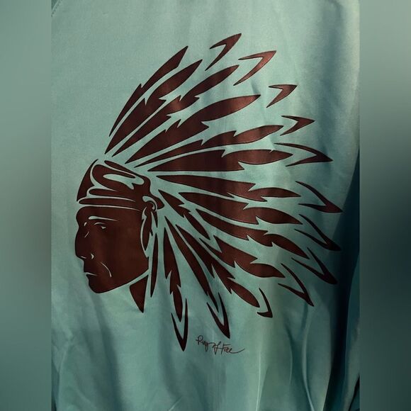 Ring Of Fire Indian Chief Native American Zip-Up - Picture 6 of 9